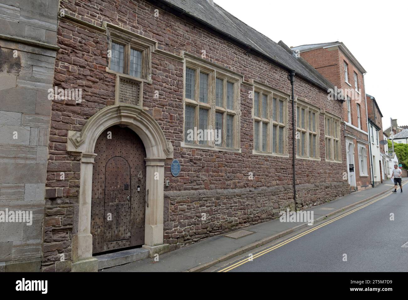 Chilcot School, Tiverton, Devon, une école gratuite pour les enfants pauvres ouverte en 1609 par Robert Chilcot, alias Robert Comyn, est maintenant classée Grade II* Banque D'Images