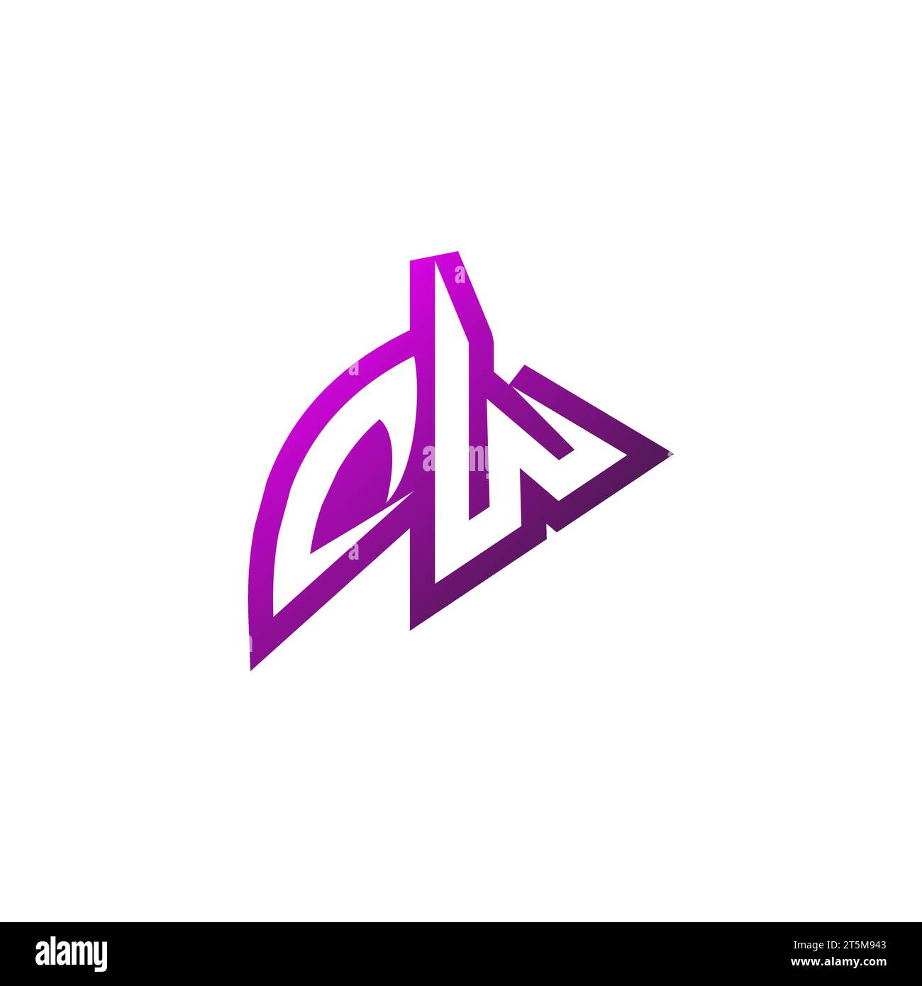 Logo de l'emblème DW Premium initial eSport et concept de conception de jeu Illustration de Vecteur