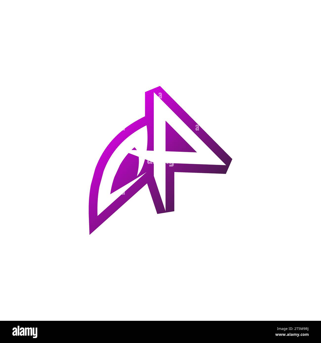 Logo de l'emblème DP Premium initial eSport et concept de conception de jeu Illustration de Vecteur