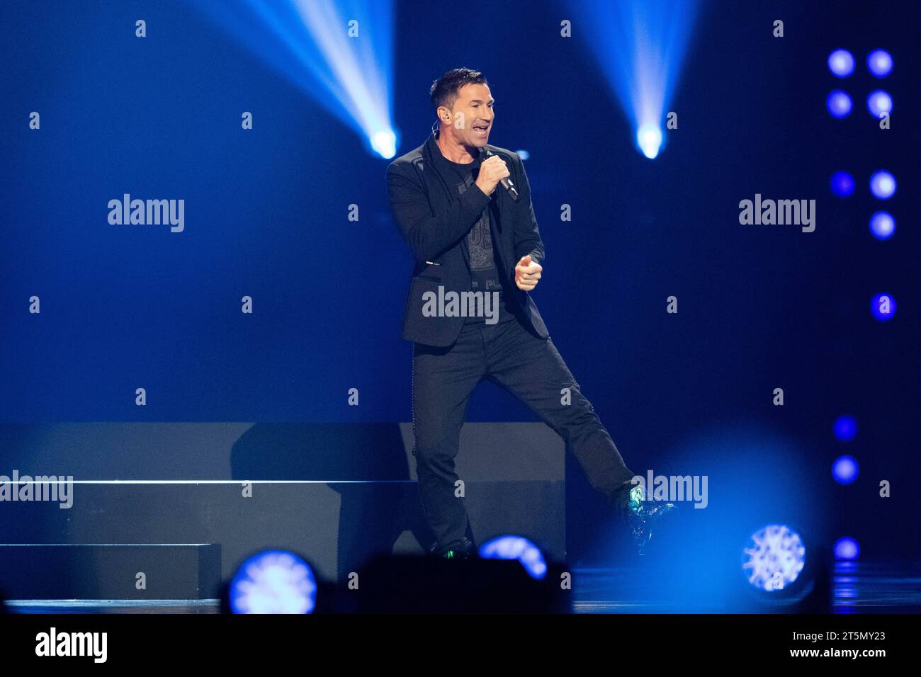 Lucas CORDALIS, Saenger, Musiker, Schlagersaenger, SCHLAGERBOOOM 2023 - ALLES FUNKELT ALLES GLITZERT am 21.10.2023 in der Westfalenhalle Dortmund Banque D'Images