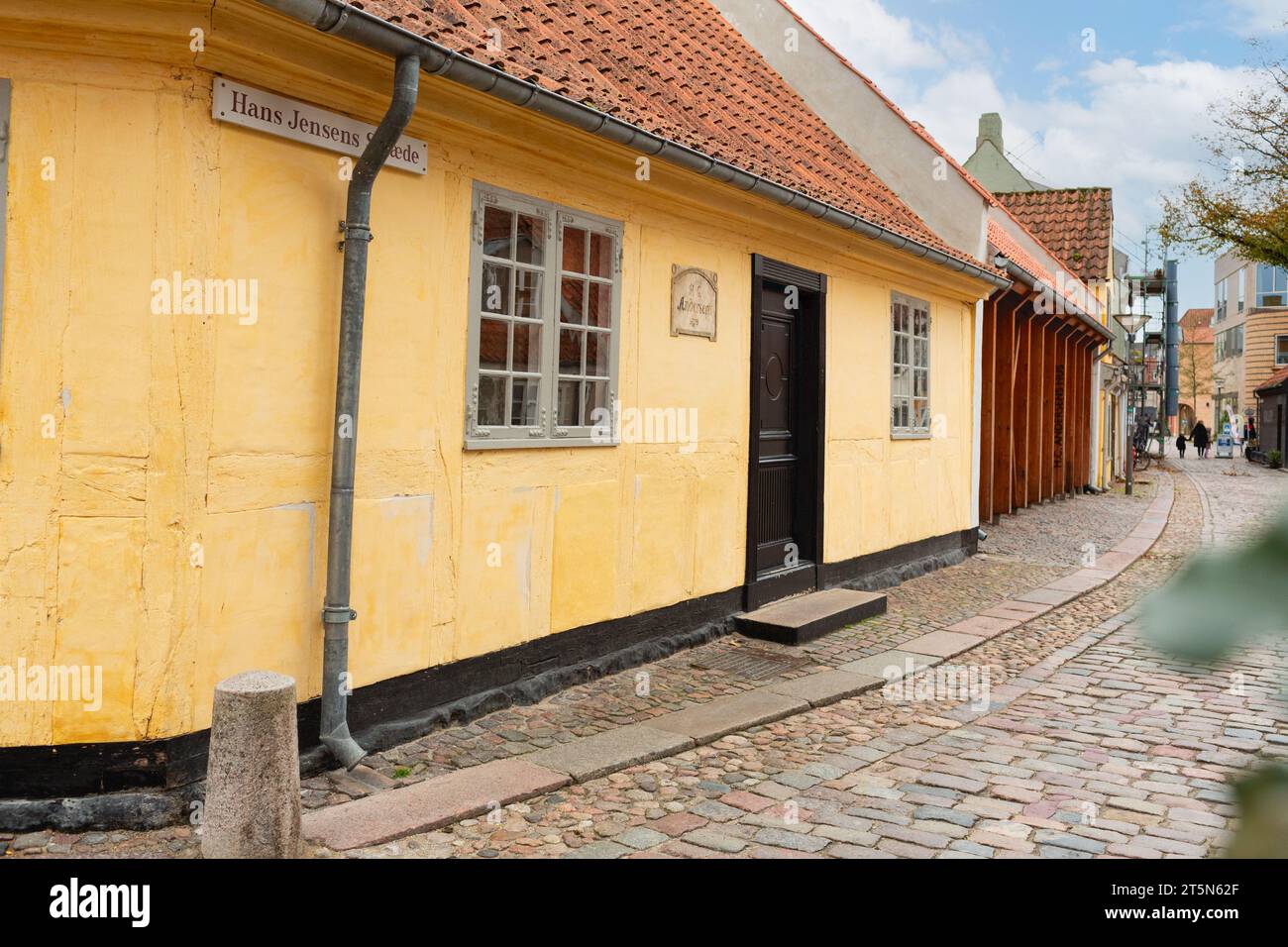 Odense, Danemark - 20 octobre 2023 : Hans Christian Andersen House Museum est un ensemble de musées / bâtiments dédiés à l'auteur célèbre Banque D'Images