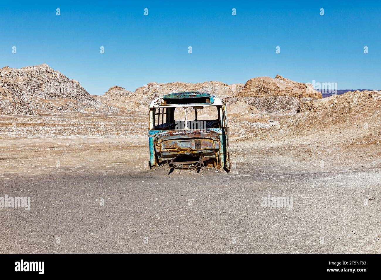 Magic bus désert d'Atacama - San Pedro de Atacama - El Loa - région d'Antofagasta - Chili. Banque D'Images