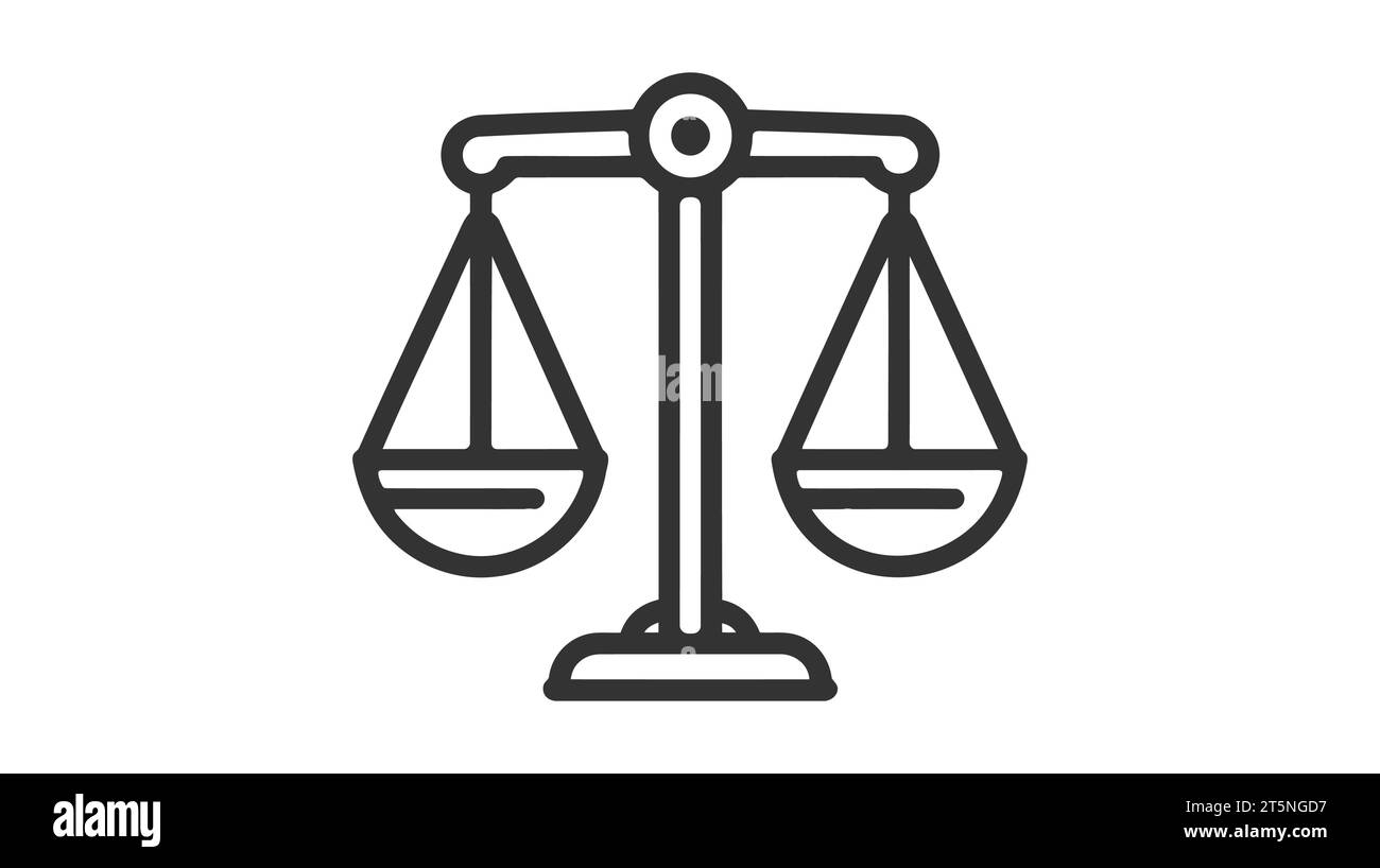 Balance analytique Banque d'images noir et blanc - Alamy