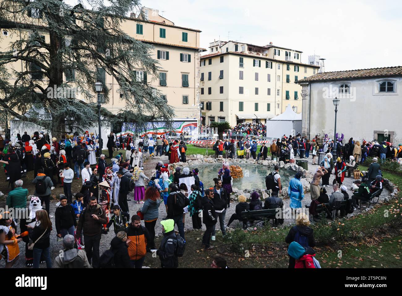 Lucca, Italie. 03 novembre 2023. Vue générale d'un cosplayer au festival Lucca Comics & Games 2023 le 03 novembre 2023 à Milan, Italie (photo Alessandro Bremec/NurPhoto) crédit : NurPhoto SRL/Alamy Live News Banque D'Images