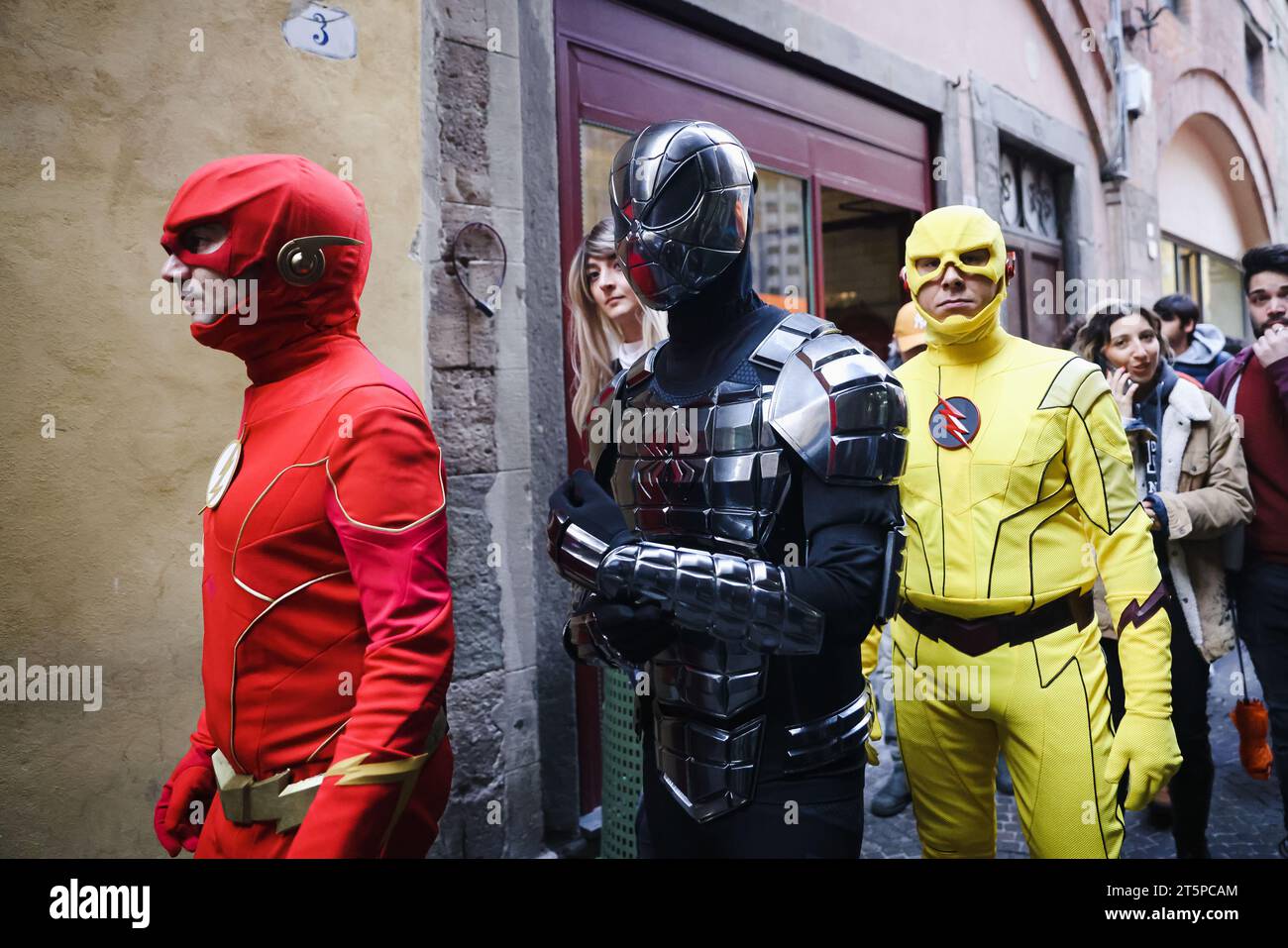Lucca, Italie. 03 novembre 2023. Vue générale d'un cosplayer au festival Lucca Comics & Games 2023 le 03 novembre 2023 à Milan, Italie (photo Alessandro Bremec/NurPhoto) crédit : NurPhoto SRL/Alamy Live News Banque D'Images