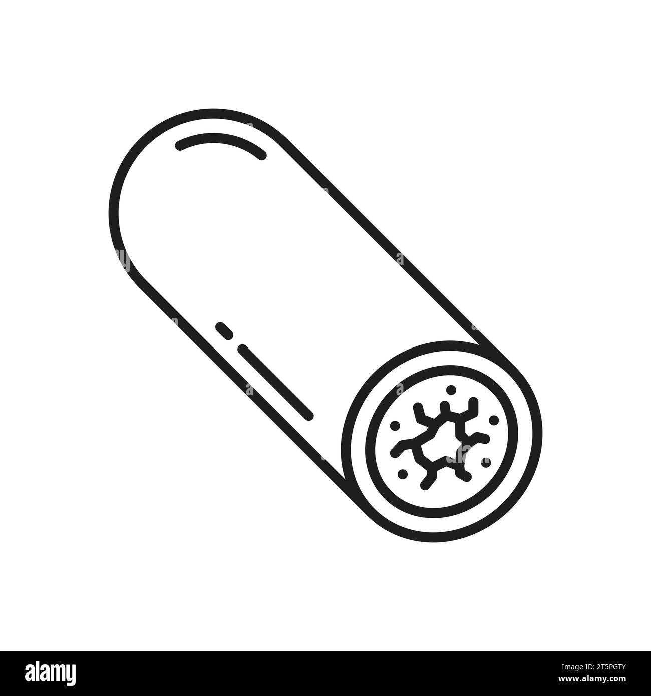 Icône d'entretien de plomberie tuyau obstrué. Débouchage de salle de bain de maison, réparation de plomberie ou symbole vectoriel d'entretien de tuyau d'égout. Symbole ou icône de conduite d'eau débouchante Illustration de Vecteur