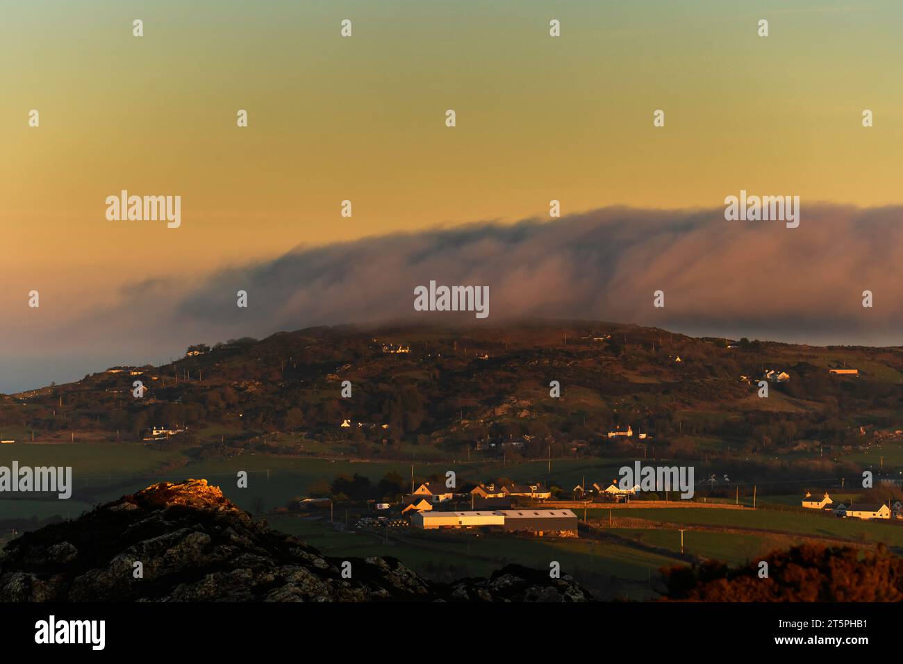 Montagne Mynydd Eilian Banque D'Images