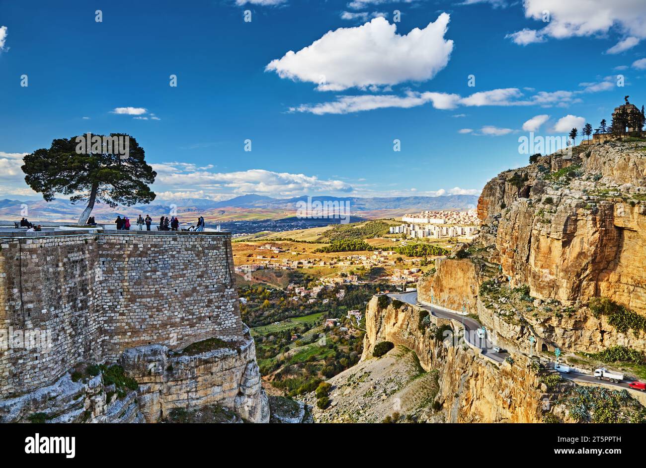 Ville de Constantine, l’une des plus grandes villes d’Algérie et l’une des plus anciennes villes du monde Banque D'Images