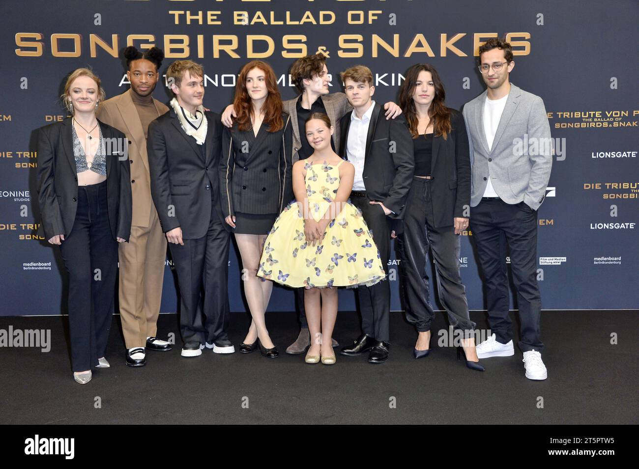Deutscher Cast von DIE TRIBUTE von PANEM THE BALLAD OF SONGBIRDS and SNAK/Premiere des