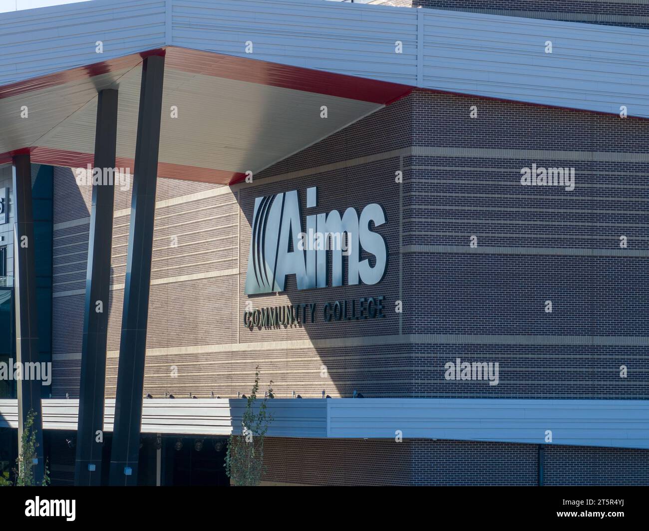 AIMS Community College Campus 2023 beau temps d'automne. Banque D'Images