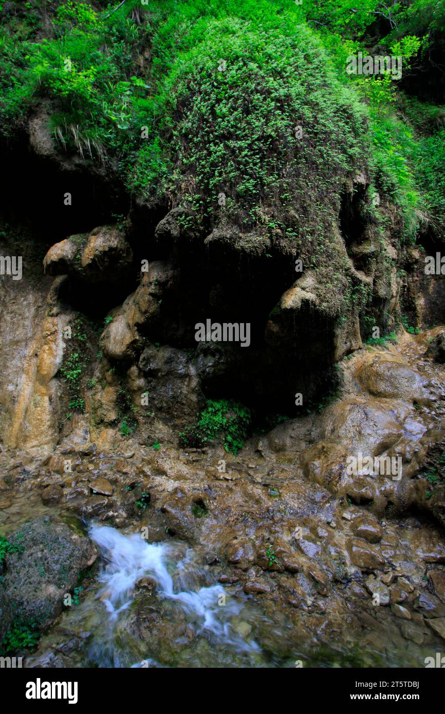 Paysage de montagne Yuntai, jiaozuo, province du henan, Chine. Banque D'Images