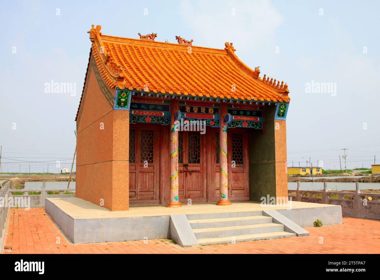 Luannan - 31 juillet : Architecture du temple, le 31 juillet 2015, comté de Luannan, province de hebei, Chine Banque D'Images