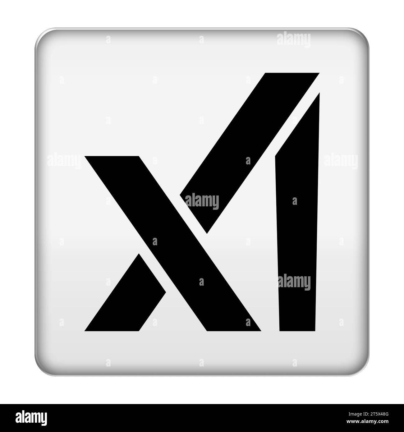 Logo de la startup d'intelligence artificielle Xai Banque D'Images