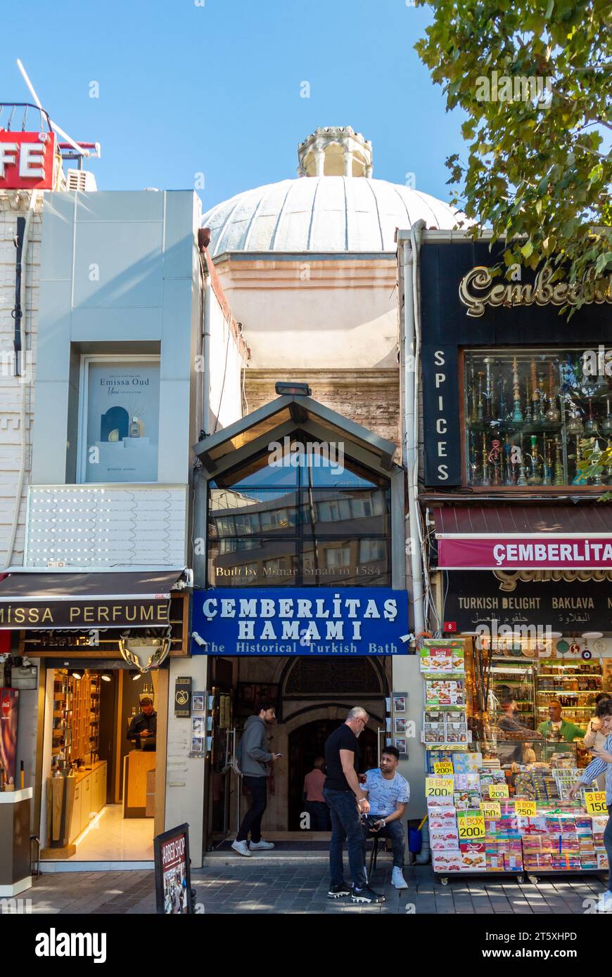 Istanbul, Turquie, le Çemberlitaş Hamamı est un bain turc historique (turc : Hamam) dans le quartier de Çemberlitaş, éditorial seulement. Banque D'Images