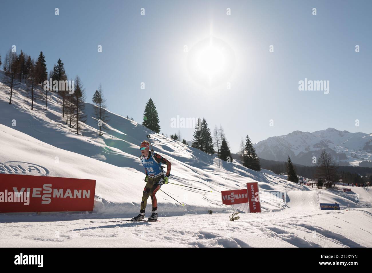 Benedikt Doll IBU Championnats du monde 20 KM der Herren à Hochfilzen, Oesterreich am 16.02.2017 Banque D'Images