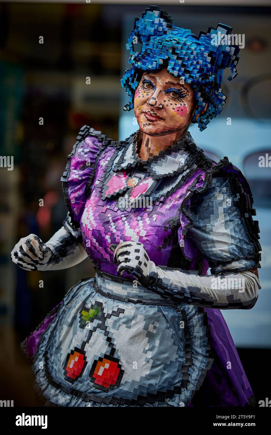 Statues vivantes à Wilhelmshaven Allemagne septembre 2023 Banque D'Images