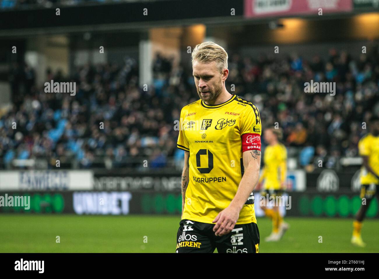 Halmstad, Suède. 30 octobre 2023. Johan Larsson (13) d'Elfsborg vu lors du match Allsvenskan entre IFK Gothenburg et Elfsborg au Gamle Ullevi à Gothenburg. (Crédit photo : Gonzales photo - Amanda Persson). Banque D'Images