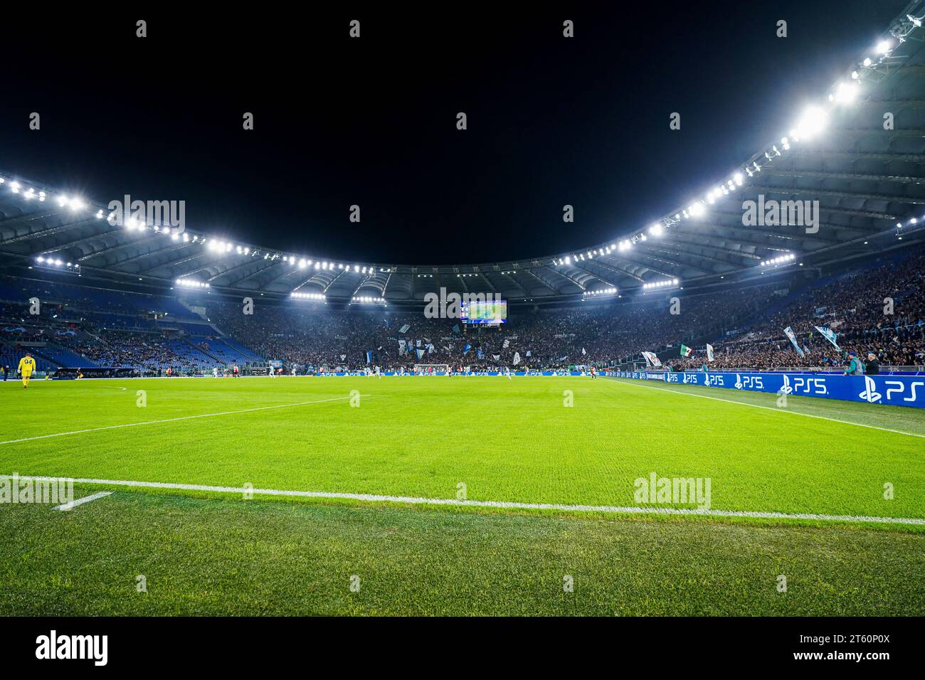 Rome, Italie. 07 novembre 2023. Rome - Aperçu du stade lors de la 4e étape de la phase de groupes de l'UEFA Champions League entre S.S. Lazio et Feyenoord au Stadio Olympico le 7 novembre 2023 à Rome, Italie. Crédit : photos boîte à boîte/Alamy Live News Banque D'Images