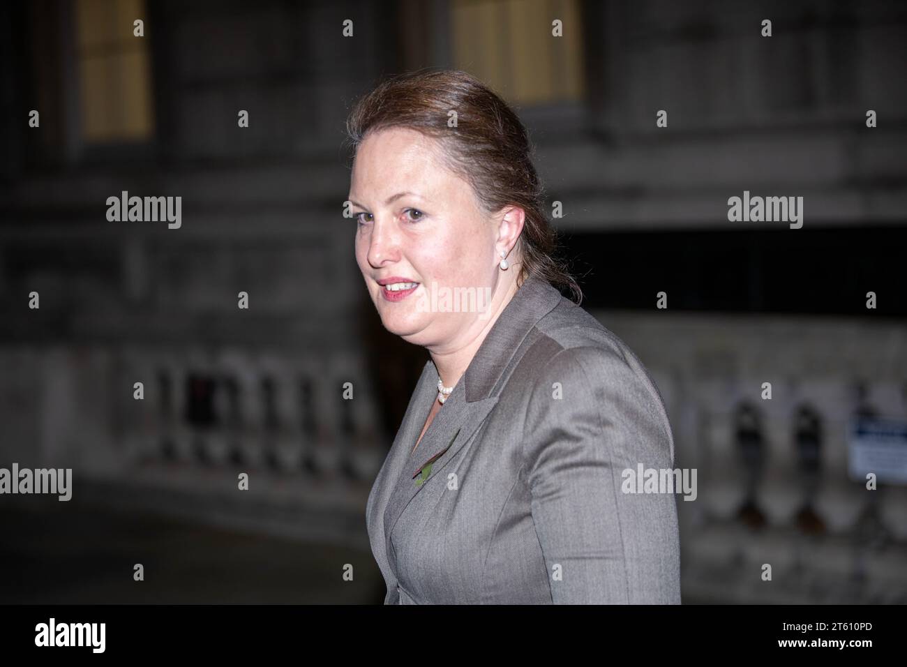 Londres, Royaume-Uni. 07 novembre 2023. Une réunion spéciale des ministres du cabinet et de Sir Mark Rowley, communicateur de la police métropolitaine s'est tenue au bureau du cabinet 70 Whitehall. Il est rapporté que la réunion était pour discuter des marches qui ont lieu le samedi 11 novembre 2023, jour de l'Armistice Victoria Prentis, Procureur général, crédit : Ian Davidson/Alamy Live News Banque D'Images