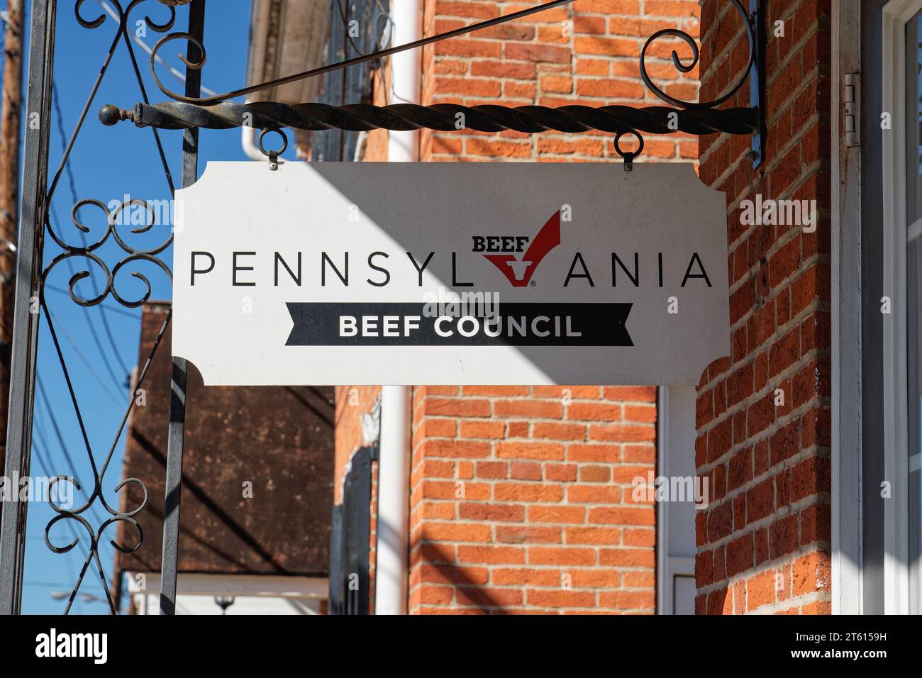 Bedford, PA - 27 septembre 2023 : Pennsylvania Beef Council est un organisme à but non lucratif travaillant pour les producteurs de bœuf, de lait et de veau dans le Commonwealt Banque D'Images