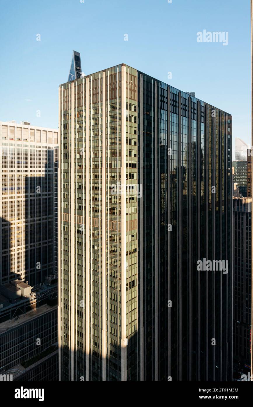 Complexe Rockefeller Center vu de la 7e ave Banque D'Images