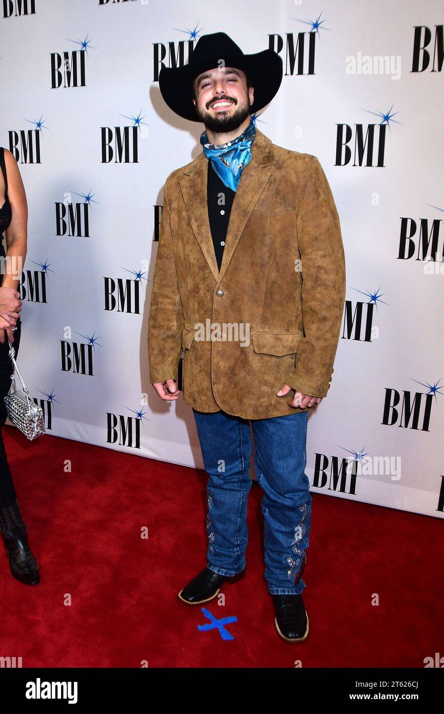 07 novembre 2023 - Nashville, Tennessee - Ian Munsick. 2023 BMI Country Awards organisés au siège de BMI Music Row. (Image de crédit : © Dara-Michelle Farr/AdMedia via ZUMA Press Wire) USAGE ÉDITORIAL SEULEMENT! Non destiné à UN USAGE commercial ! Banque D'Images