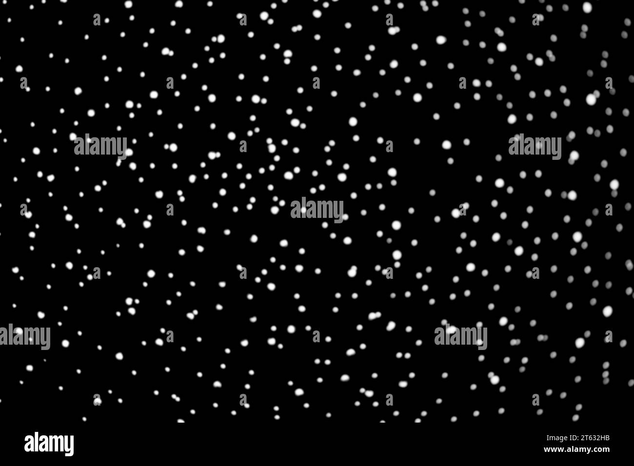 Fond sombre abstrait et particules de poussière blanche. Banque D'Images