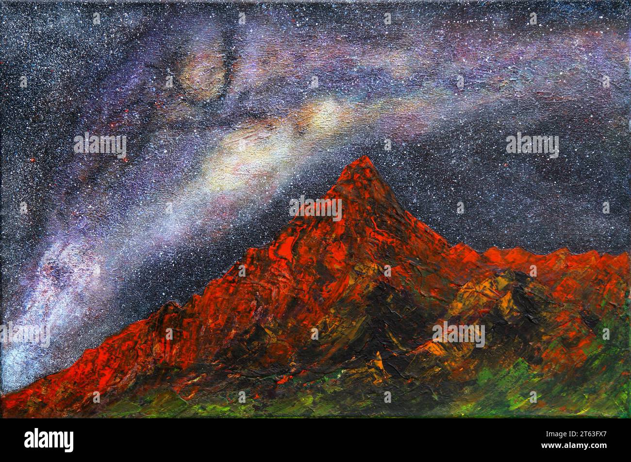 peintures de galaxie