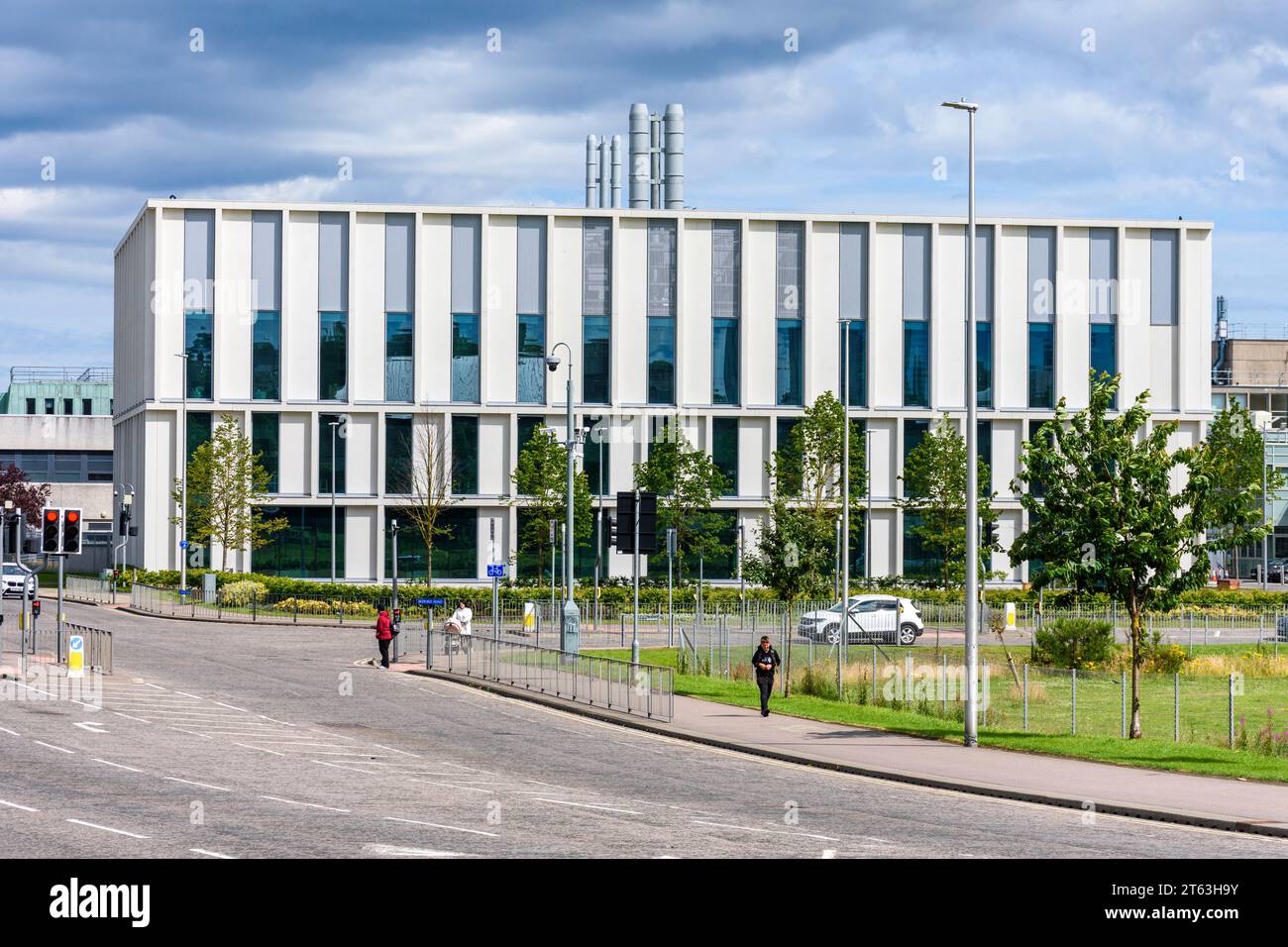 Le bâtiment Science Teaching Hub, Université d'Aberdeen, Écosse, Royaume-Uni. Reiach et Hall Architects, 2021. Banque D'Images