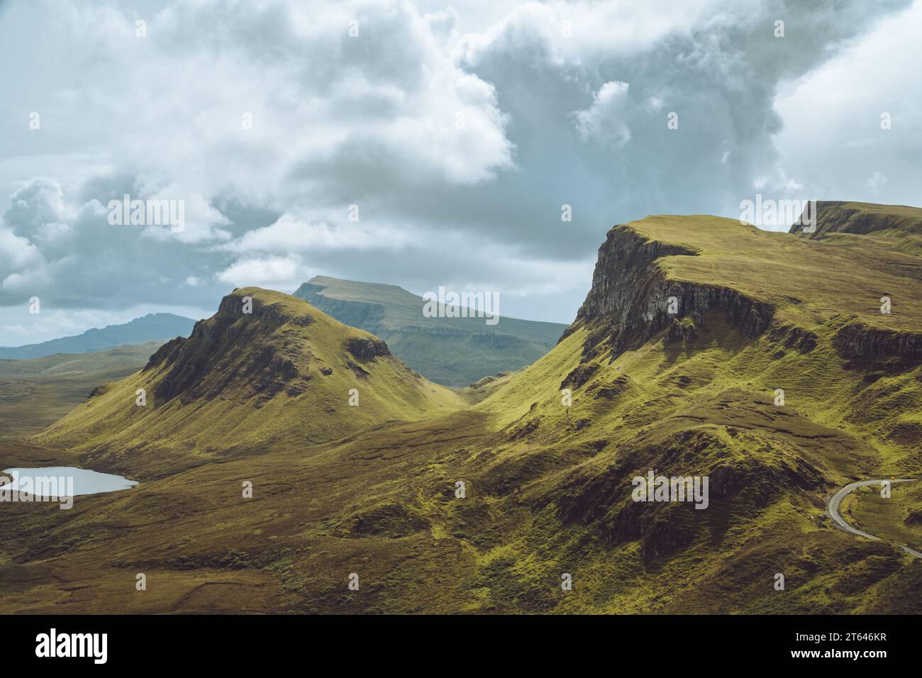 Le Quiraing Ecosse Isle of Skye Banque D'Images