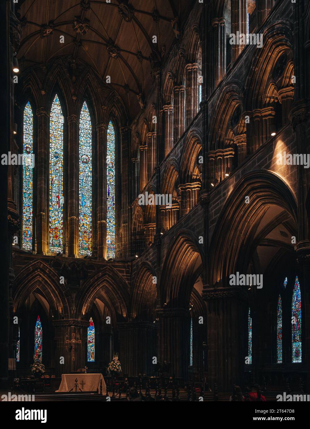 La cathédrale de Glasgow Banque D'Images