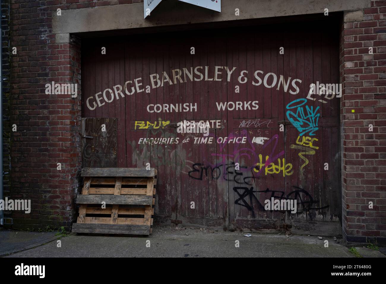 George Barnsley & Sons Archway, Kelham Island, Sheffield Banque D'Images