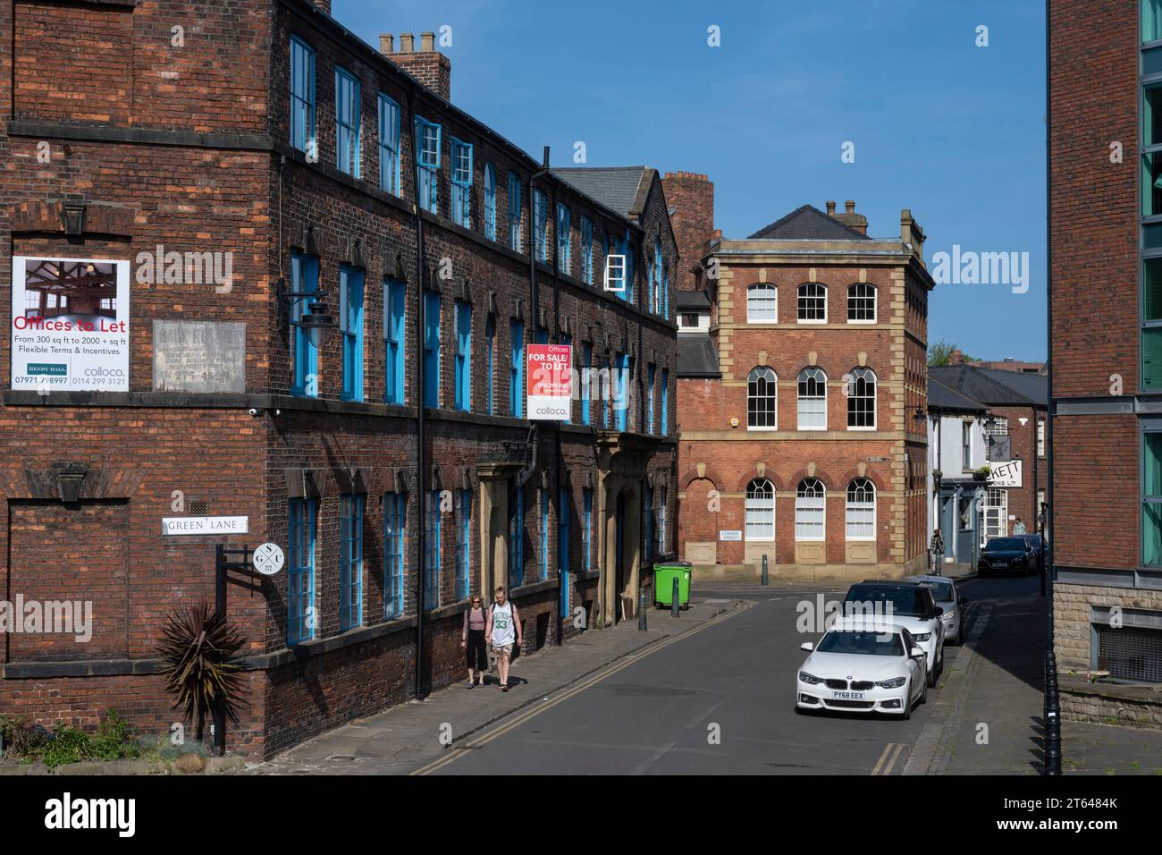 Green Lane, Neepsend, Sheffield 2023 Banque D'Images