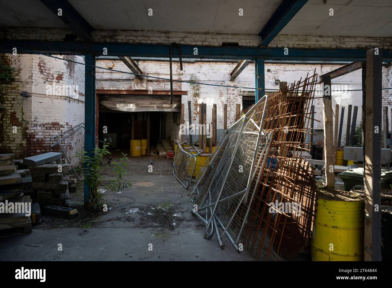 Derelict Factory, Corporation St, Sheffield 2023 Banque D'Images