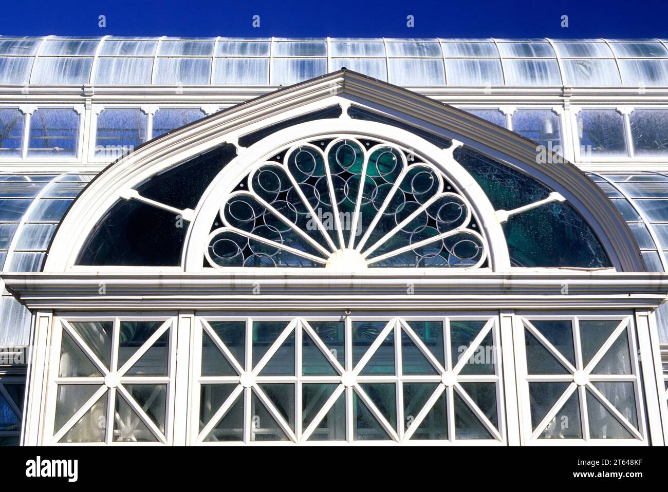 Volunteer Park Conservatory, bénévole Park, Seattle, Washington Banque D'Images