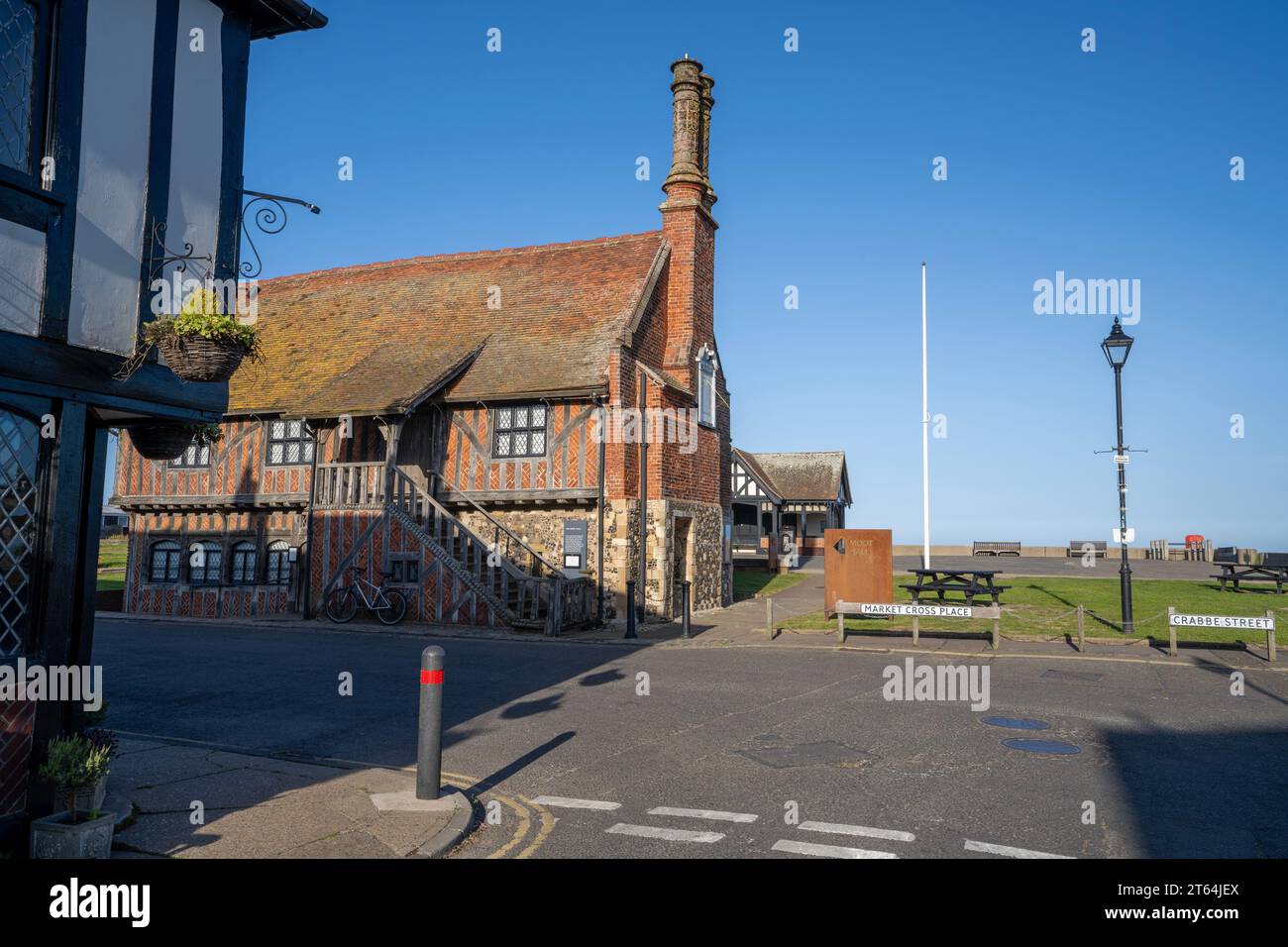 Moot Hall : le musée d'Aldeburgh dans le Suffolk, en Angleterre Banque D'Images