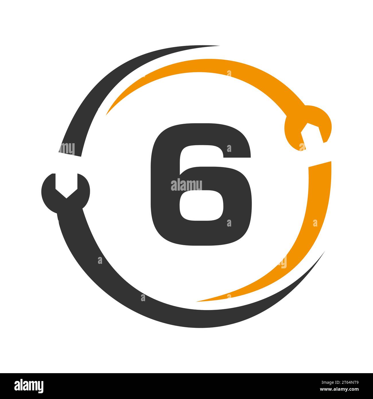 Lettre 6 logo de réparation. Outil de services à la maison, modèle de logo de réparation de voiture pour les entreprises, les entreprises et l'industrie de la construction Illustration de Vecteur Lettre 6 logo de réparation. Outil de services à la maison, modèle de logo de réparation de voiture pour les entreprises, les entreprises et l'industrie de la construction Illustration de Vecteur