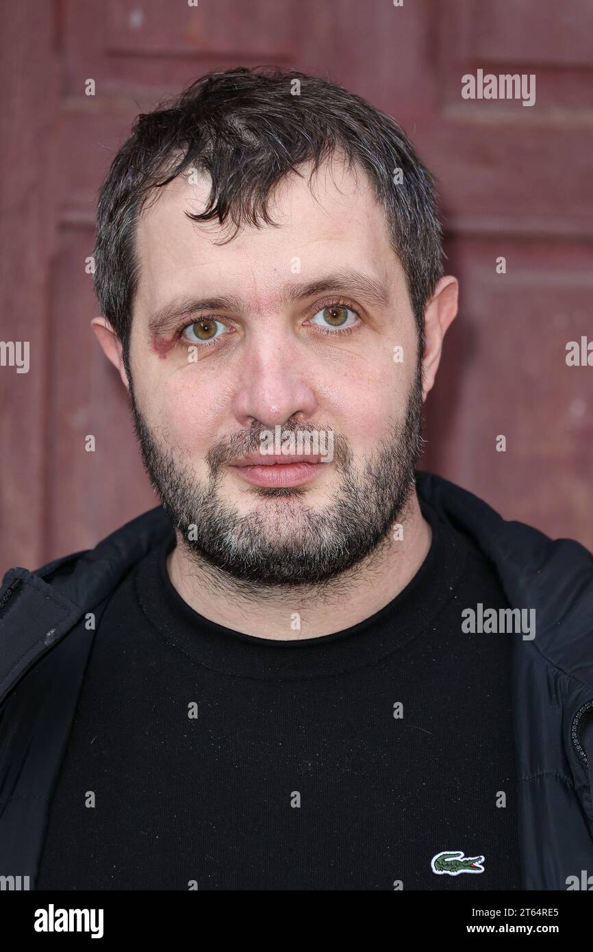 Sarlat, France. 08 novembre 2023. Karim Leklou assiste au photocall 'Vincent doit mourir' lors du 32e Festival du film de Sarlat - jour 2 le 08 novembre 2023 à Sarlat, France. Photo de Nasser Berzane/ABACAPRESS.COM crédit : Abaca Press/Alamy Live News Banque D'Images