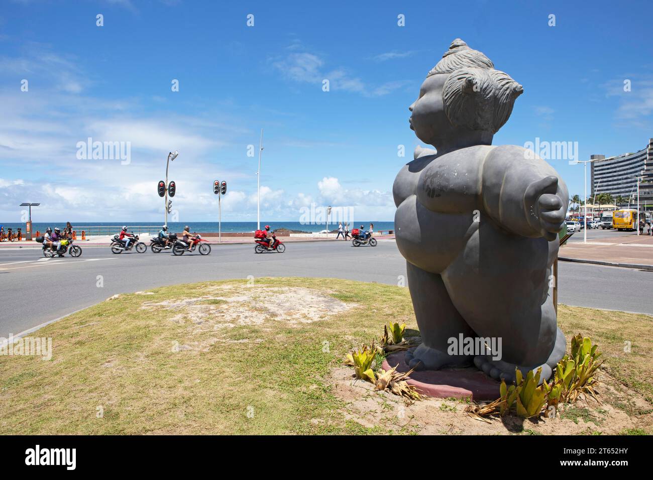 Sculpture comme Gordinhas de Ondina ou Chubby Girls d'Ondina, Salvador, État de Bahia, Brésil Banque D'Images