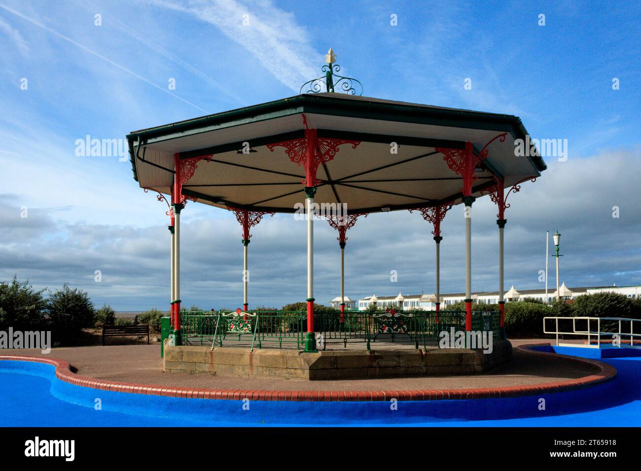 Lytham St. Annes Bandstand. Banque D'Images