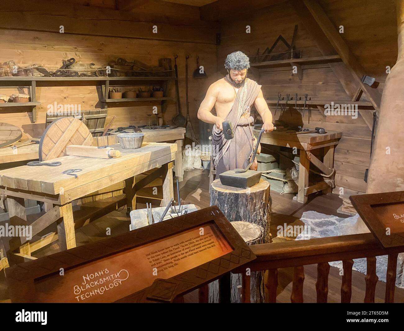 Ark Encounter à Williamstown Kentucky Noah Exhibition 2023. Photo de haute qualité Banque D'Images