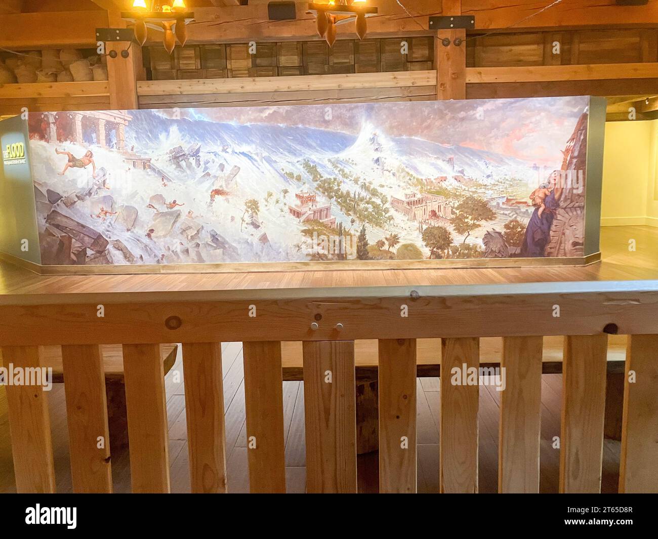 Ark Encounter à Williamstown Kentucky Noah Exhibition 2023. Photo de haute qualité Banque D'Images