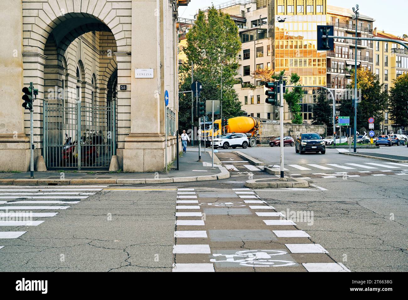 Milan, Porta Venezia Banque D'Images