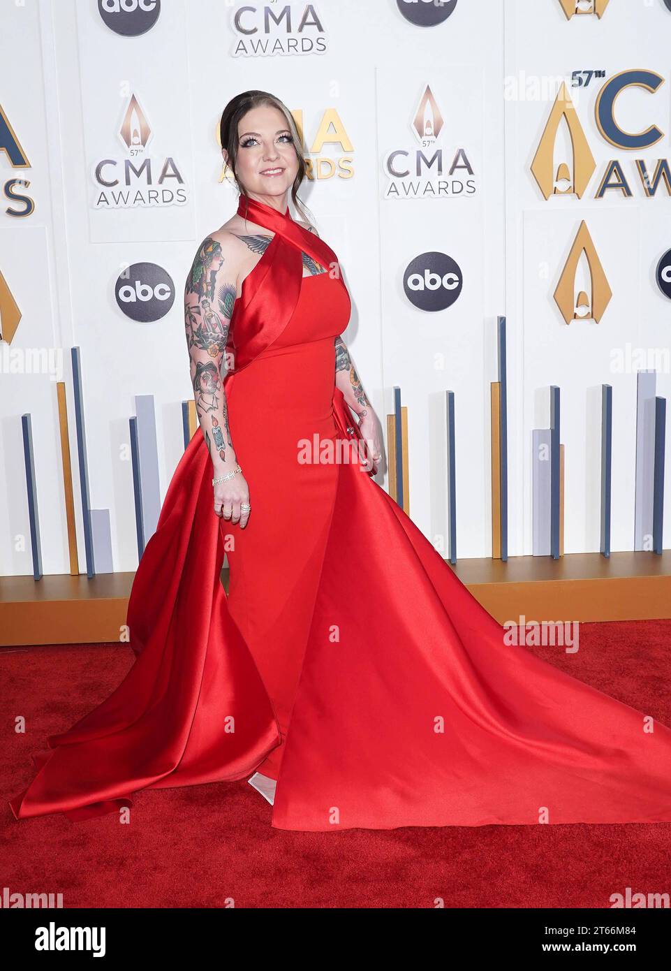 Nashville, Tennessee, États-Unis. 08 novembre 2023. Ashley McBryde. 57e cérémonie annuelle des CMA Awards, la plus grande soirée de musique country, organisée au Music City Center. Copyright photo : xAdMedia/xMediaPunchx crédit : Imago/Alamy Live News Banque D'Images
