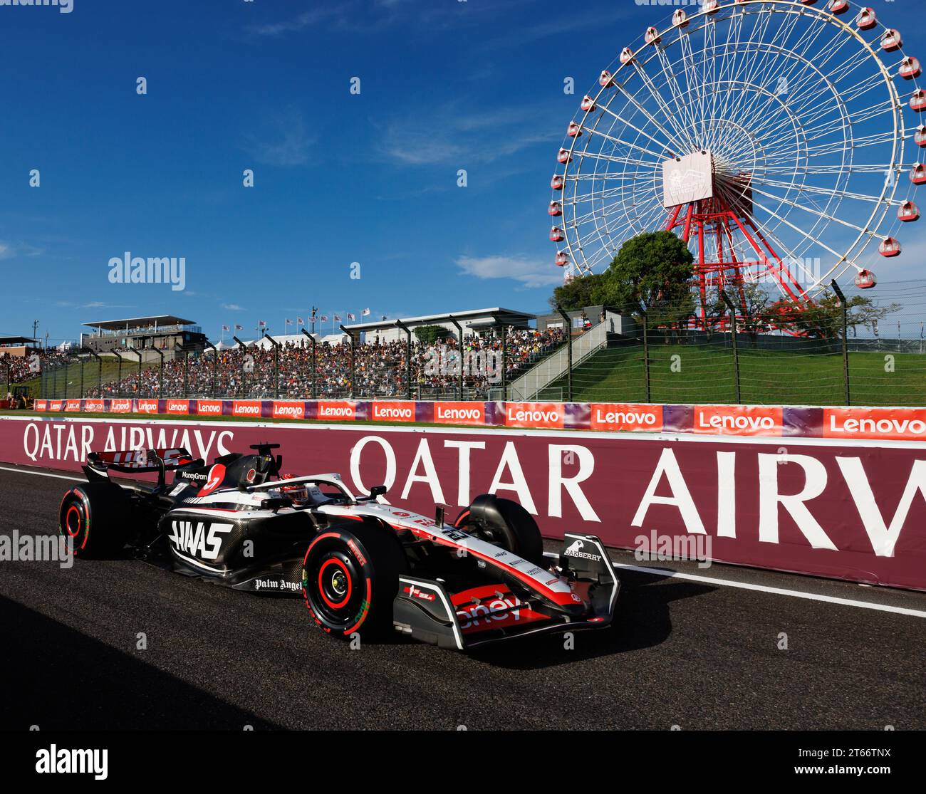 Circuit du Grand Prix de Suzuka, 9 novembre 2023 : Kevin Magnussen (DEN) de l'écurie Haas F1 lors du Grand Prix de Formule 1 du Japon 2023. Banque D'Images