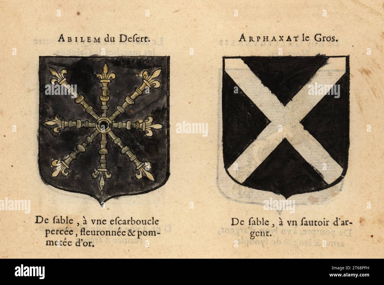 Blason chevaliers de la table ronde Banque de photographies et d’images