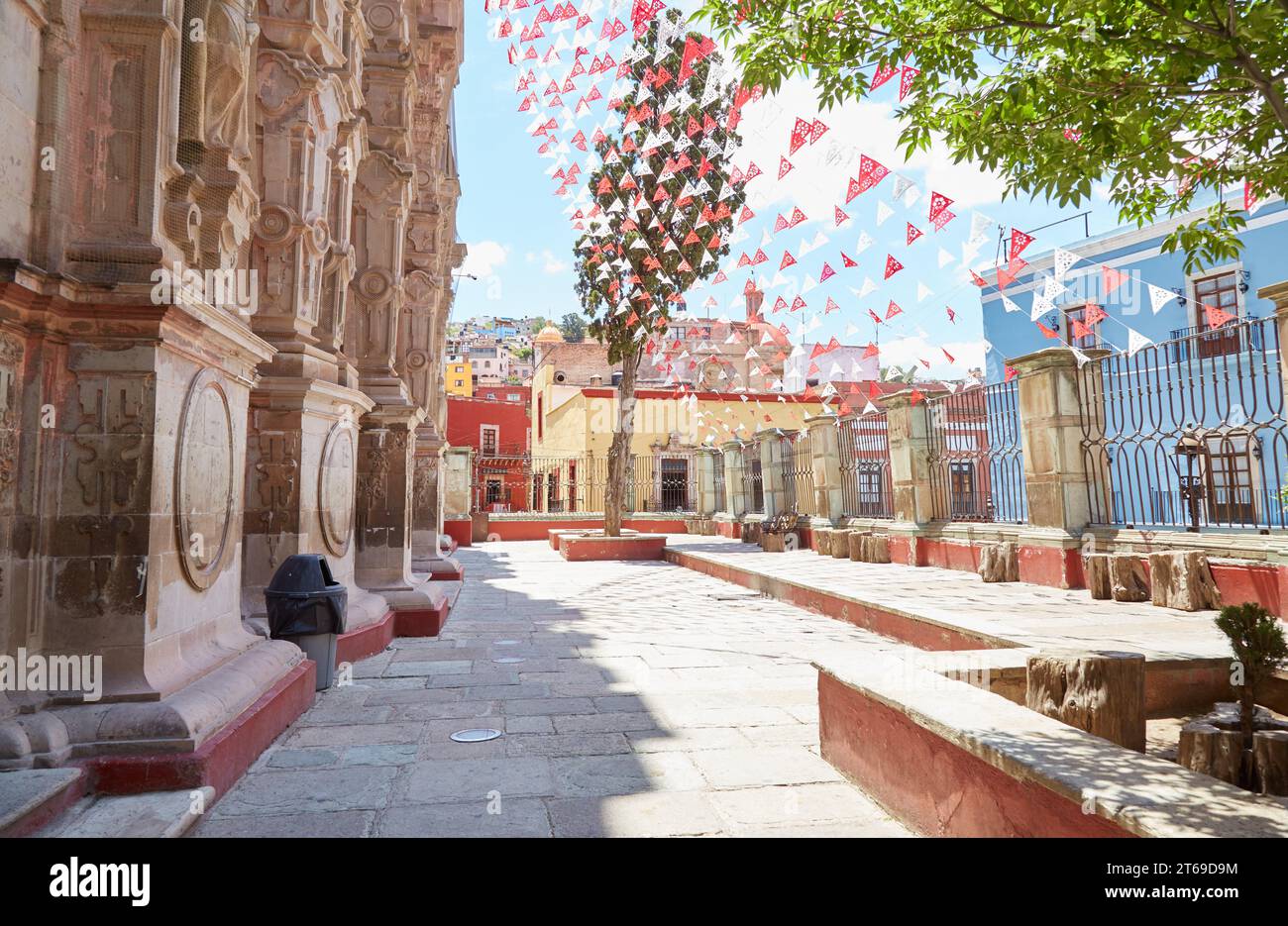 L'exceptionnelle Iglesia de la Compania à Guanajuato, Mexique Banque D'Images