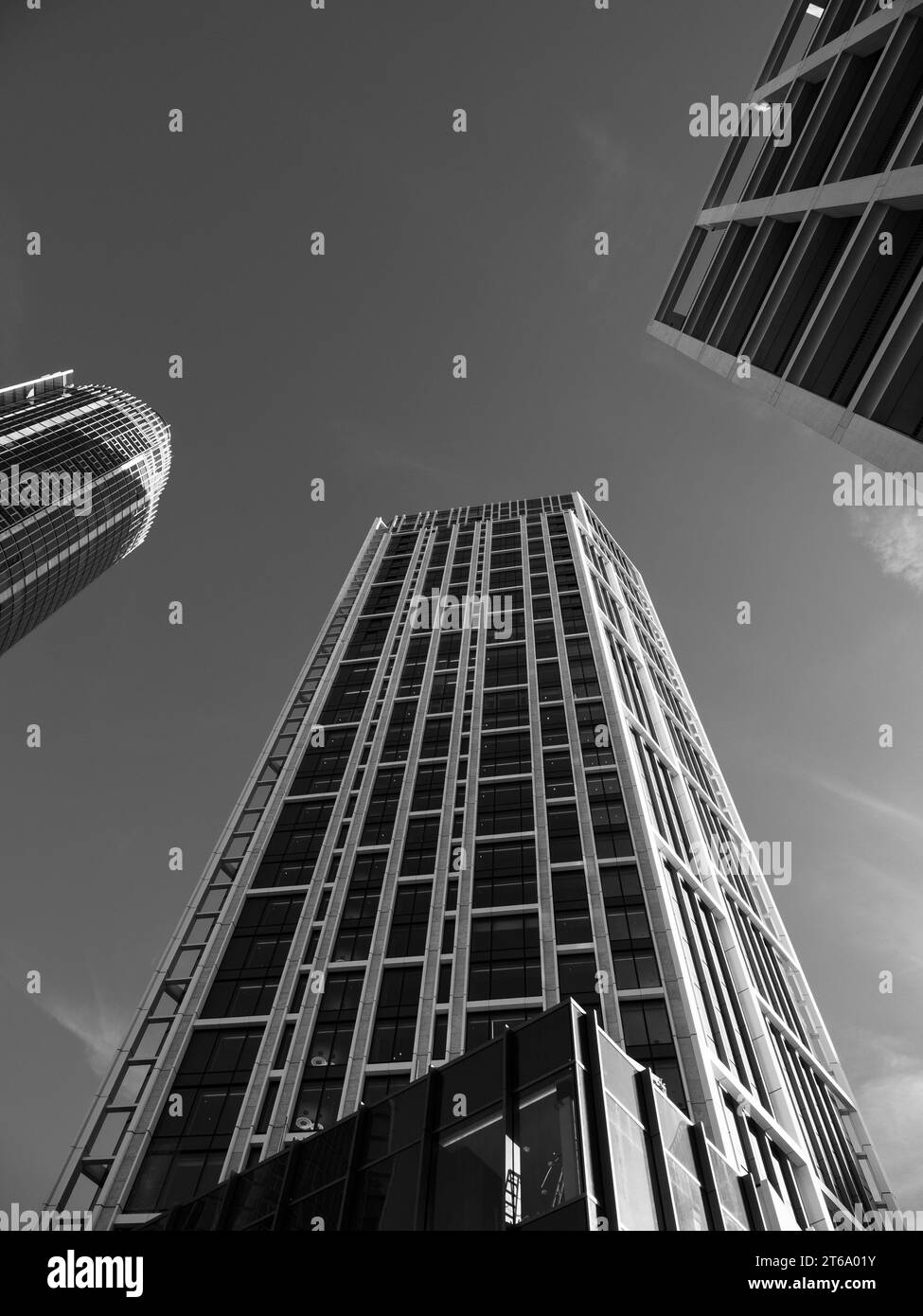 B&W New Riverside Hotel, Park Hyatt, Nine Elms, New Development, South Bank, Sud de Londres, Londres, Angleterre, Royaume-Uni, GB. Banque D'Images