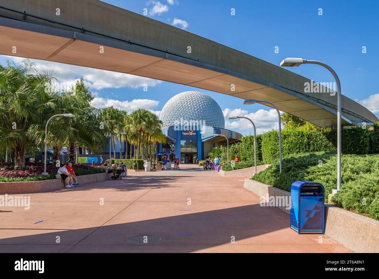 Boutique de souvenirs Mouse Gear à Epcot au Walt Disney World à Orlando, Floride Banque D'Images