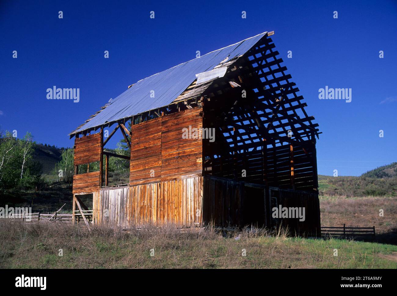 Grange, faune, Washington Methow Banque D'Images